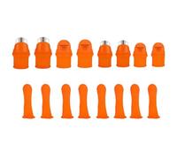 16 Pieces Stainless Steel Vegetable Picking Tool with Cutter for Cucumbers, Eggplants, Tomatoes, Green Beans, Watermelons