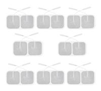 16 Pieces TENS-EMS Electrode Pads, TENS Device Electrode Pads with 2mm Plug Connection, Adhesive electrodes, self-Adhesive Reusable Tens electrodes for TENS Machine (40X40 mm)