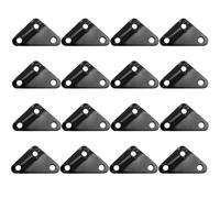16 Pieces Tensioners for Camping Tent Ropes, Adjustable Aluminum Alloy Tie Rods, Camping Tensioner Aluminum Alloy Hook, for Tarpaulin Tensioner Rope Wire Camping Tie Rod Tarpaulin