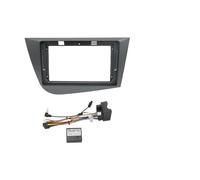 16 Pin For Seat For Leon Mk2 2005-2012 Canbus Box Decoder 9 Inch 22.86cm Wiring Harness With Android System Dashboard Panel Frame Car Radio Fascia(RHD Whole set)