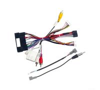 16-Pin Horizontal Screen Harness with Protocol Box(Power cable) | Built-in CANBUS box, retains steering controls, stable power transmission, 12V system compatible
