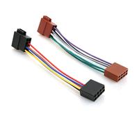 16 Pin ISO Car Radio Wiring Harness Adapters, ISO Stereo Wire Connector | 16 Pin Male to Female ISO Radio Wire Harness, Car Stereo Wiring Adapters Plug for Cabrio, Corrado, Euro Van