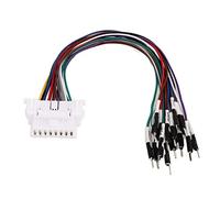 16 Pin OBD2 Connector Cable Welding Free Diagnostic for Vehicles ABS Material