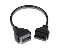 16 Pin to 14 Pin OBD2 Cable, Diagnostic 16 Pin Famale to 14 Pin Male Adapter Cable Scanner Extension Cable for Nis-san
