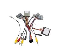 16 Pin Wiring Harness Adapter Canbus Box Decoder Power Cable Compatible For Mitsubishi PAJERO 2008 Radio Car 2 Din Android GPS Video Player