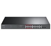 16 Port Fast Ethernet & 2 Port Gigabit Unmanaged PoE Switch - TP-LINK