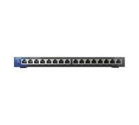 16 Port Linksys LGS116P PoE+ Switch, Desktop, 16x GbE RJ45 (8 x PoE+), QoS, 80W