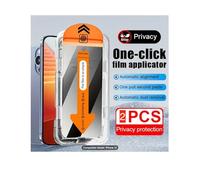 16 Pro Max Privacy Screen Protector, 3D Full Coverage Tempered Glass with 24° Anti-Spy, Auto Dust-Elimination, 9H Hardness, Anti-Fingerprint, Bubble-Free, Easy Installation, 2 Pack