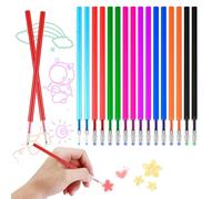 16 Refills Compatible with Legami Pens, Erasable Thermosensitive Ink Pen Refills Suitable for Legami Gel Pens in 8 Bright Colours 0.7 mm Nib, Durable Refill for Writing and Drawing