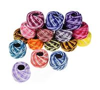 16 Roll Embroidery Thread Balls Embroidery Floss cro-ss sti-tch Threads for Sewing Embroidery Embroidery Yarn Rainbow Color cro-ss sti-tch Threads Craft Sewing