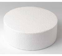16" Round Cake Dummy Straight Edge 5" High