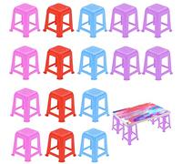 16 Set Paint Stands Canvas for Mini Painting Tripod Support Frame Acrylic Casting Supplies Fluid Art Pouring Plastic Tools Supplies, Multi-colors, 2x1.8x1.4 (200)