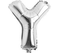 16" Silver Letter Y Foil Balloons Air Filled Self Inflating Birthday Anniversary Wedding Party Banner Decorations