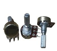 16 Single Potentiometer B100K Shaft Length 25mm Volume Adjustable Resistor 1Pcs