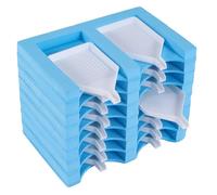 16 Slots Diamond Painting Tray Holder - Blue Multi-Boat Holder Diamond Art Tray Organizer Diamond Art Trays Diamond Painting Tray Tower for Diamond Painting Accessories DIY Crafts