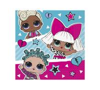 16 Small LOL Surprise Paper Napkins 25 x 25 cm