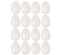 16 Small Polystyrene Craft Foam Easter Eggs Festive Decorations