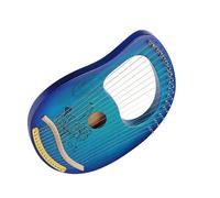 16 String Harp Portable Mini Lyre Instrument for Beginners, Concave Design with Warm Tone, Easy to Play Wooden Zither Music Gift