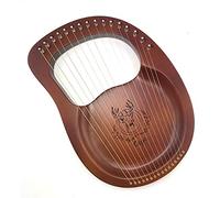 16 string Mahogany Lyre Harp with tuning hammer