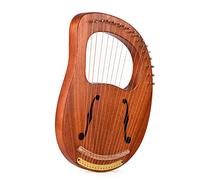 16-String Wooden Lyre Harp Solid Wood String Instrument With Bag Tuning Wrench Lyre ?Harp for Beginners