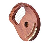16-String Wooden Lyre Harp With Bag Tuning Wrench Cleaning Spare Strings Lyre Harp for Beginners