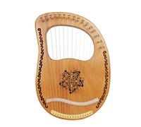 16 Strings Lyre Harp Wooden Mahogany Musical Instrument harp instruments