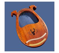16 Strings Mahogany Lyre Harp Instrument For Beginner Gift With Tuning Tool Spare String Lyre ?Harp for Beginners