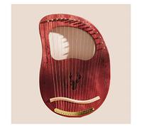 16 Strings Wooden Mahogany Lyre Harp Musical Instrument Stringed Instrument Lyre Harp Lyre Harp for Beginners