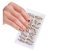 16 Strips Polish Sticker Stickers Set For Lamp 3D Nails Polish Wraps Fashion Art Stickers