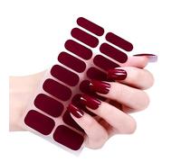 16 Strips Polish Strips Stickers Set For Lamp Designer 3D Nails Polish Wraps Fashion Art Stickers