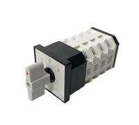 16 Terminals Cam Switch LW12-16/4 Three Positions On-Off-On DIY Rotary Changeover Dual Power 5.5kw Motor Control Two Loads 1Pcs