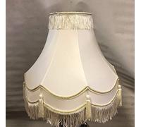 16"Traditional Fully Lined Cream/Gold Table LAMP Shade