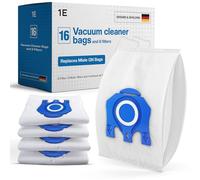 16 Type GN Vacuum Bags for Miele Complete C3, C2 & Classic C1 | Replaces GN · 24-piece set with 4 motor and 4 exhaust filters · multi-layer microfibre traps fine dust and allergens