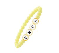 16 Type Personality Chalcedony Agate Beaded - Emotional Mood Letter Jewelry YA5886