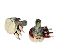 16-type potentiometer A-type single connection 3P dual connection 6P PCB foot A1M A10K A50K 100K 250K 500K(A5K 3PIN)