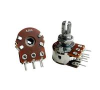 16-type potentiometer A-type single connection 3P dual connection 6P PCB foot A1M A10K A50K 100K 250K 500K(A50K 6PIN)