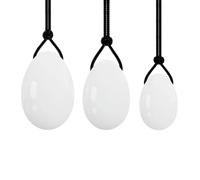 16 Types Yoni Egg Natural Jade Eggs Kegel Exercise Women Pelvic Floor Muscle -White Jade Eggs