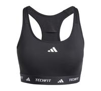 (16 UK - 18 UK, Black/White) Adidas Womens/Ladies Techfit Sports Bra
