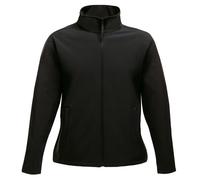 Regatta Womens/Ladies Ablaze Printable Softshell Jacket - Black - Size 16 UK