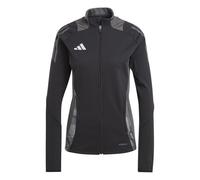 (16 UK, Black/Dark Grey) Adidas Womens/Ladies Tiro 24 Funnel Neck Raglan Athletic Track Top