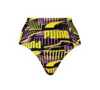 (16 UK, Black) Puma Womens/Ladies Abstract High Waist Bikini Bottoms