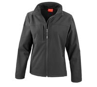 (16 UK, Black) Result Womens/Ladies Classic Softshell Soft Shell Jacket