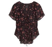 (16 UK, Black) Ted Baker Womens/Ladies Woven Peplum Top
