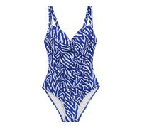 (16 UK, Brightest Blue) Regatta Womens/Ladies Sakari Abstract Tummy Control One Piece Swimsuit