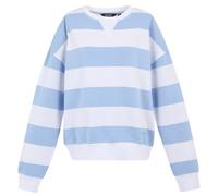 (16 UK, Chambray Blue/White) Regatta Womens/Ladies Avika II Stripe Crew Neck Jumper