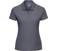 Russell Athletic Womens/Ladies Classic Plain Polycotton Polo Shirt (Convoy Grey) - Dark Grey - Size 16 UK