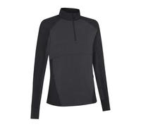 (16 UK, Ebony Black) Callaway Womens/Ladies Heather Quarter Zip Midlayer