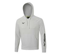 (16 UK, Grey Melange Melange) Mizuno Womens/Ladies Regular Hoodie