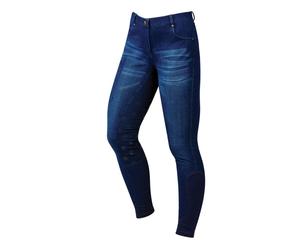 (16 UK, Light Blue) Dublin Womens/Ladies Shona Denim Breeches