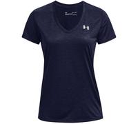 (16 UK, Midnight Navy) Under Armour Womens/Ladies Twist V Neck Loose Fit T-Shirt
